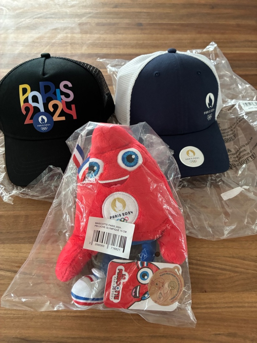 Paris 2024 Official Olympic Plush and Hats